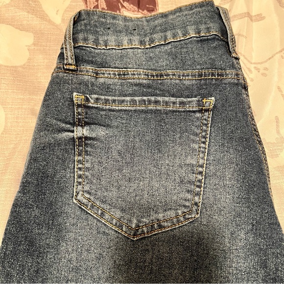 Copper Flash Women Denim Bermuda Shorts. - Picture 7 of 9